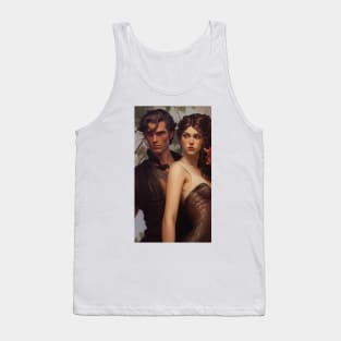 Fourth Wing fan art Violet and Xaden Tank Top